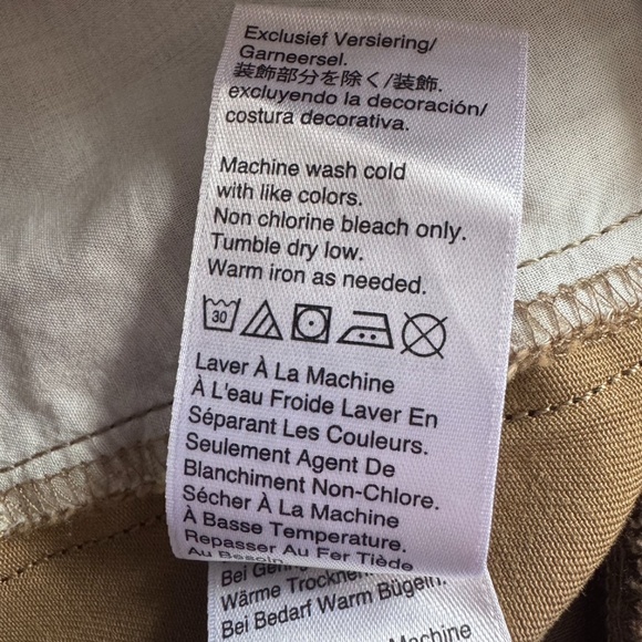 J.Crew Cameron Bow Stretch Chino Pant Ridge Khaki Size 4 Petite NWT - Picture 12 of 13